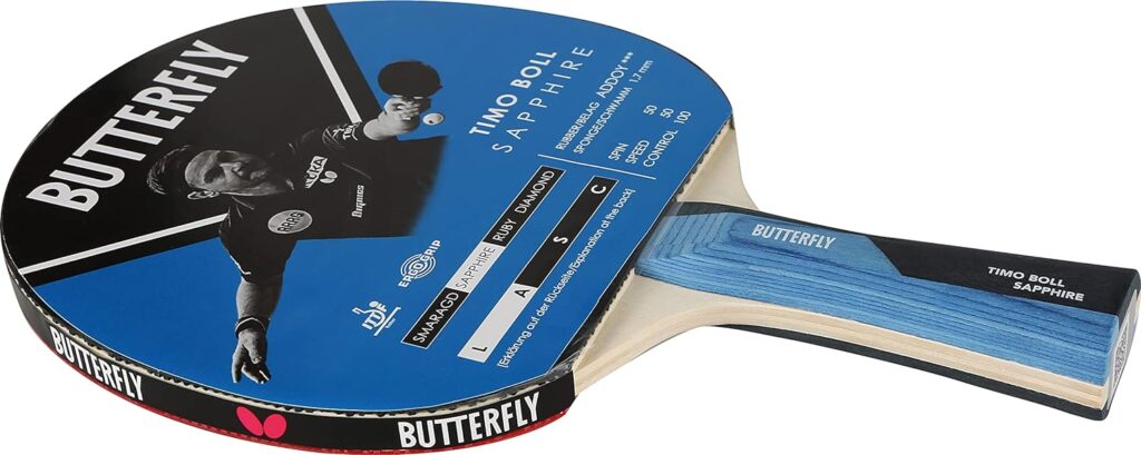 Butterfly Timo Boll Sapphire - Raqueta de Ping Pong